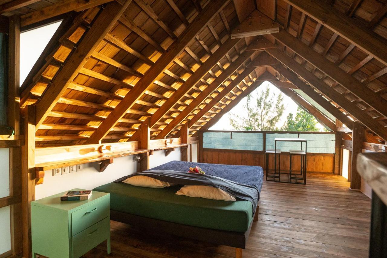 Chalet neuf au bord du lagon Taiarapu-Ouest Extérieur photo